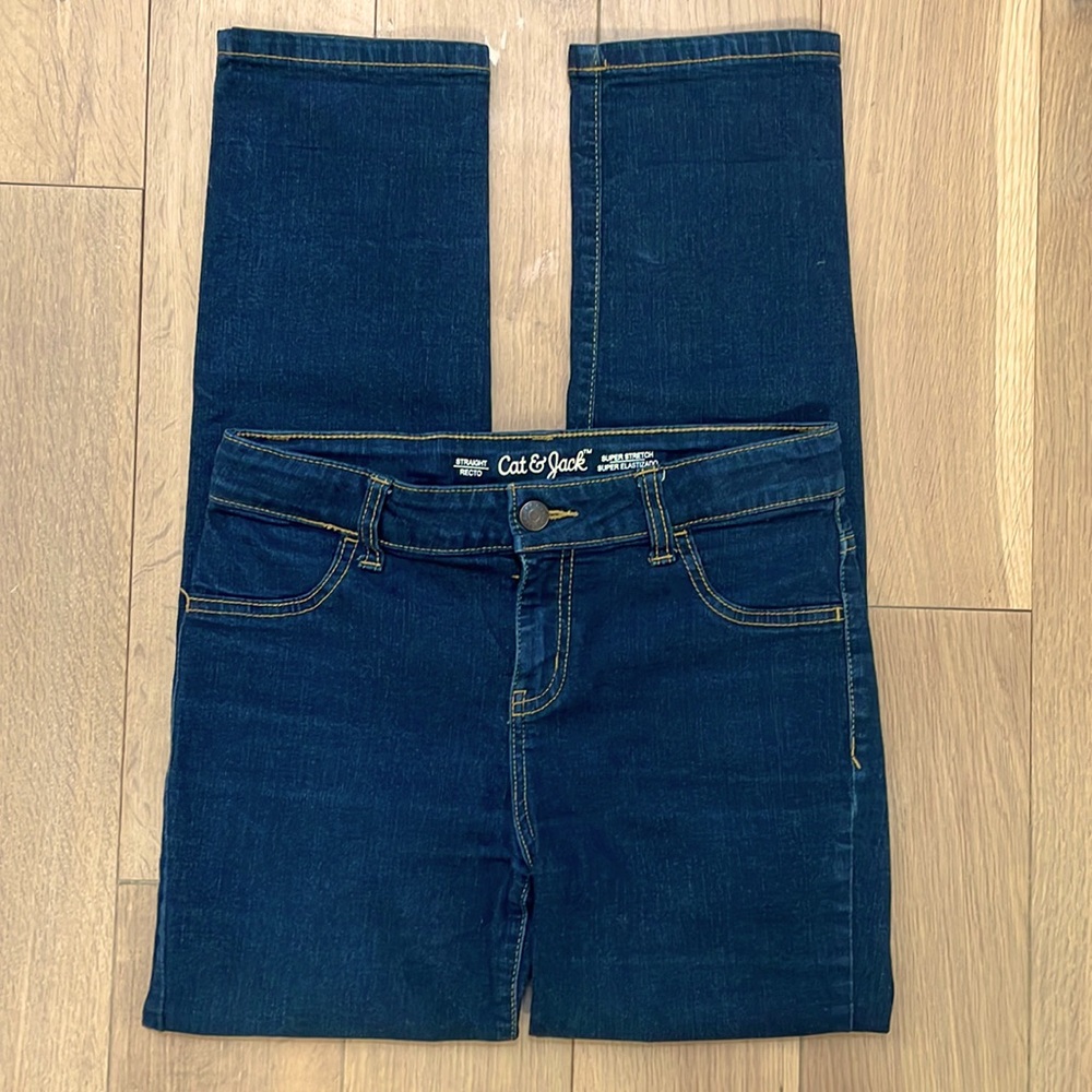 Blue Cat & Jack brand jeans girls youth size 12 (M) very good condition
